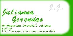 julianna gerendas business card